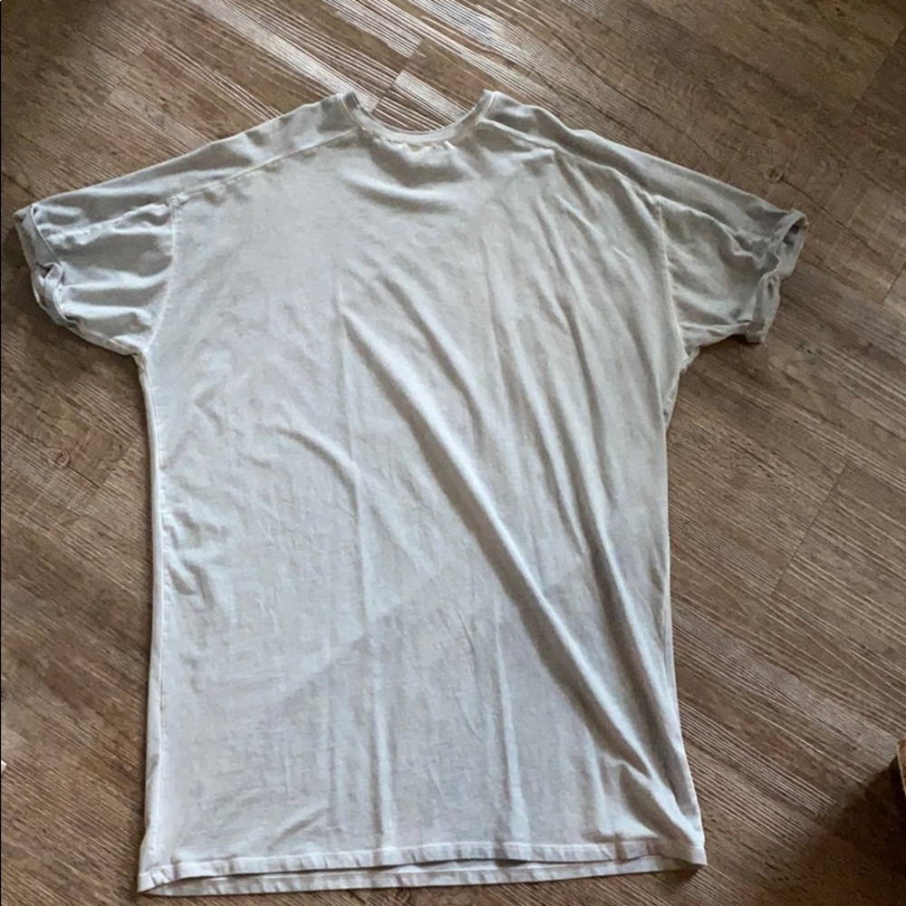 Asos Light Grey T- Shirt Dress